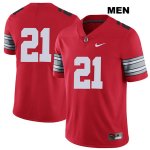 Men's NCAA Ohio State Buckeyes Marcus Williamson #21 College Stitched 2018 Spring Game No Name Authentic Nike Red Football Jersey MF20U25XQ